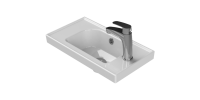 Etajerli Lavabo, Frame, 50x28 cm (Sağdan Batarya Delikli)