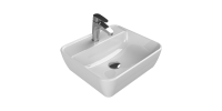 Tezgah Üstü Lavabo, One, 46x42 cm (Batarya Delikli)