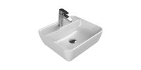 Tezgah Üstü Lavabo, One, 46x42 cm (Batarya Delikli)