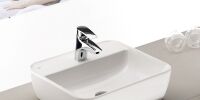 Tezgah Üstü Lavabo, One, 55x45 cm, Batarya Delikli