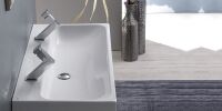 Etajerli Lavabo, Pinto, 120x47 cm (Çift Hazneli)
