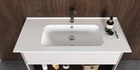 Etajerli Lavabo, Blue, 100x47 cm