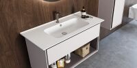 Etajerli Lavabo, Blue, 100x47 cm
