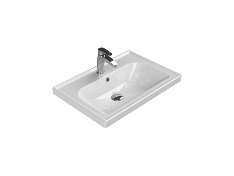Etajerli Lavabo, Frame, 65x45 cm