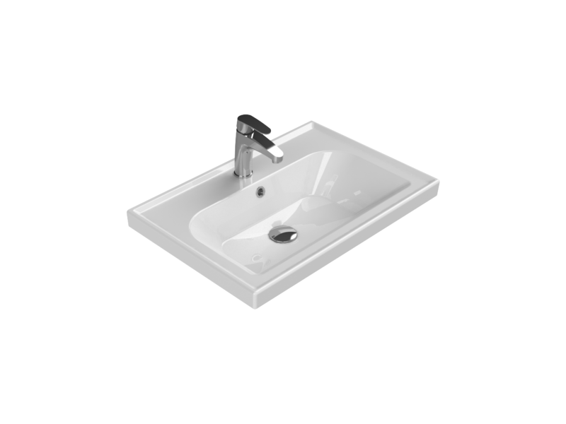 Etajerli Lavabo, Frame, 65x45 cm