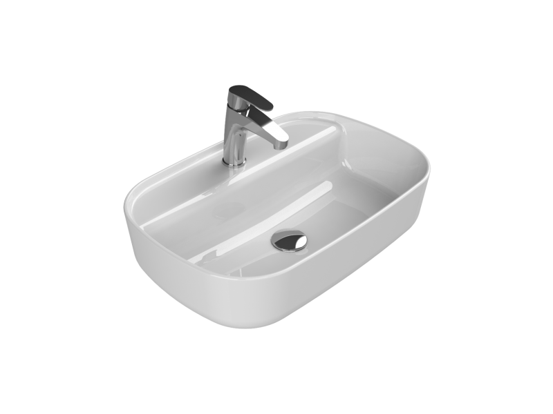Tezgah Üstü Lavabo, Aqua, 60x40 cm