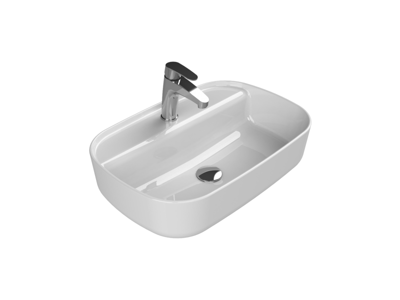 Tezgah Üstü Lavabo, Aqua, 60x40 cm