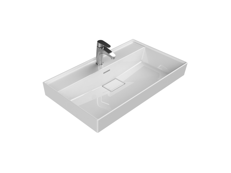 Etajerli Lavabo, Sharp, 80x48 cm