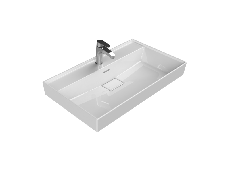 Etajerli Lavabo, Sharp, 80x48 cm
