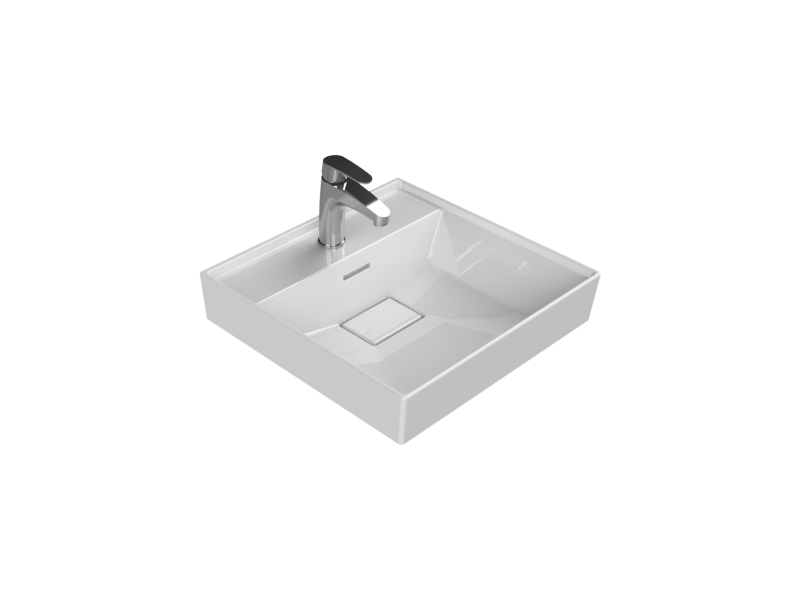Etajerli Lavabo, Sharp, 48x48 cm