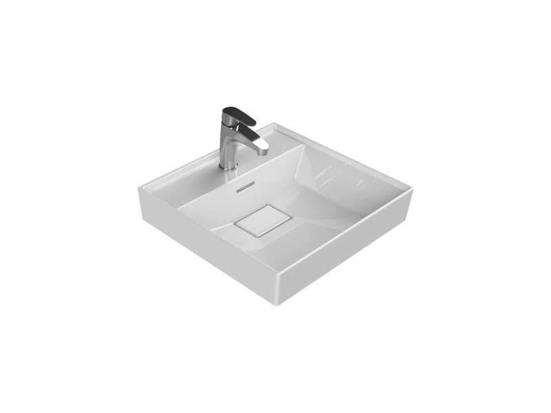 Etajerli Lavabo, Sharp, 48x48 cm