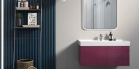 Etajerli Lavabo, Sharp, 120x48 cm (Çift Hazneli)