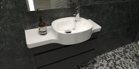 Etajerli Lavabo, Harmony, 80x37,5x26,4 cm
