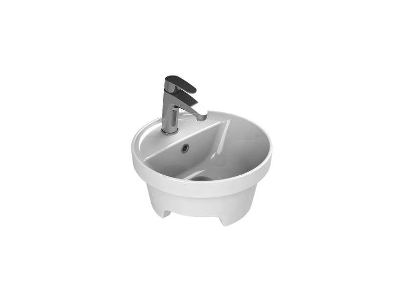 Tezgah Üstü Lavabo, Suit, Ø38