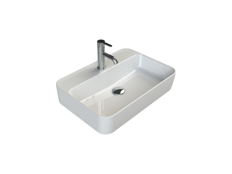 Tezgah Üstü Lavabo, Hera, 60x42 cm