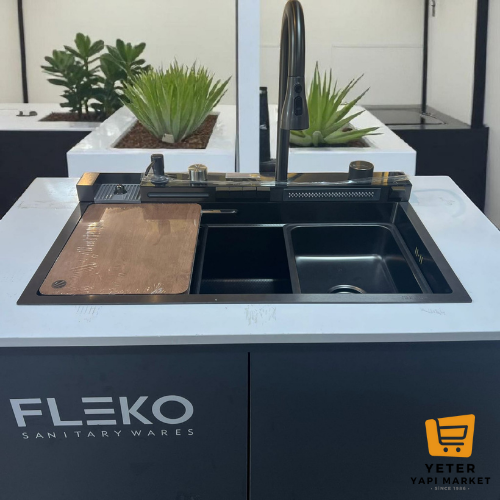 FLEKO Akıllı Evye 6 Fonksiyonlu Arıtma Musluklu