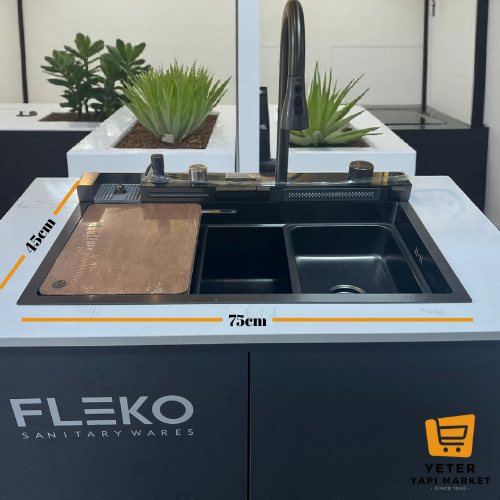 FLEKO Akıllı Evye 6 Fonksiyonlu Arıtma Musluklu