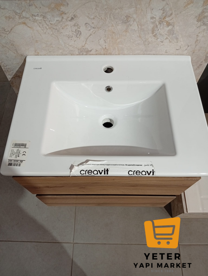 Creavit Hilton Lavabo Aynalı Dolap 60*45 Alt Modül