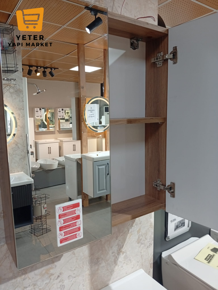 Creavit Hilton Lavabo Aynalı Dolap 60*45 Alt Modül