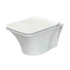 Turkuaz İbiza Rimless Asma Klozet Fren Sistemli Kapak