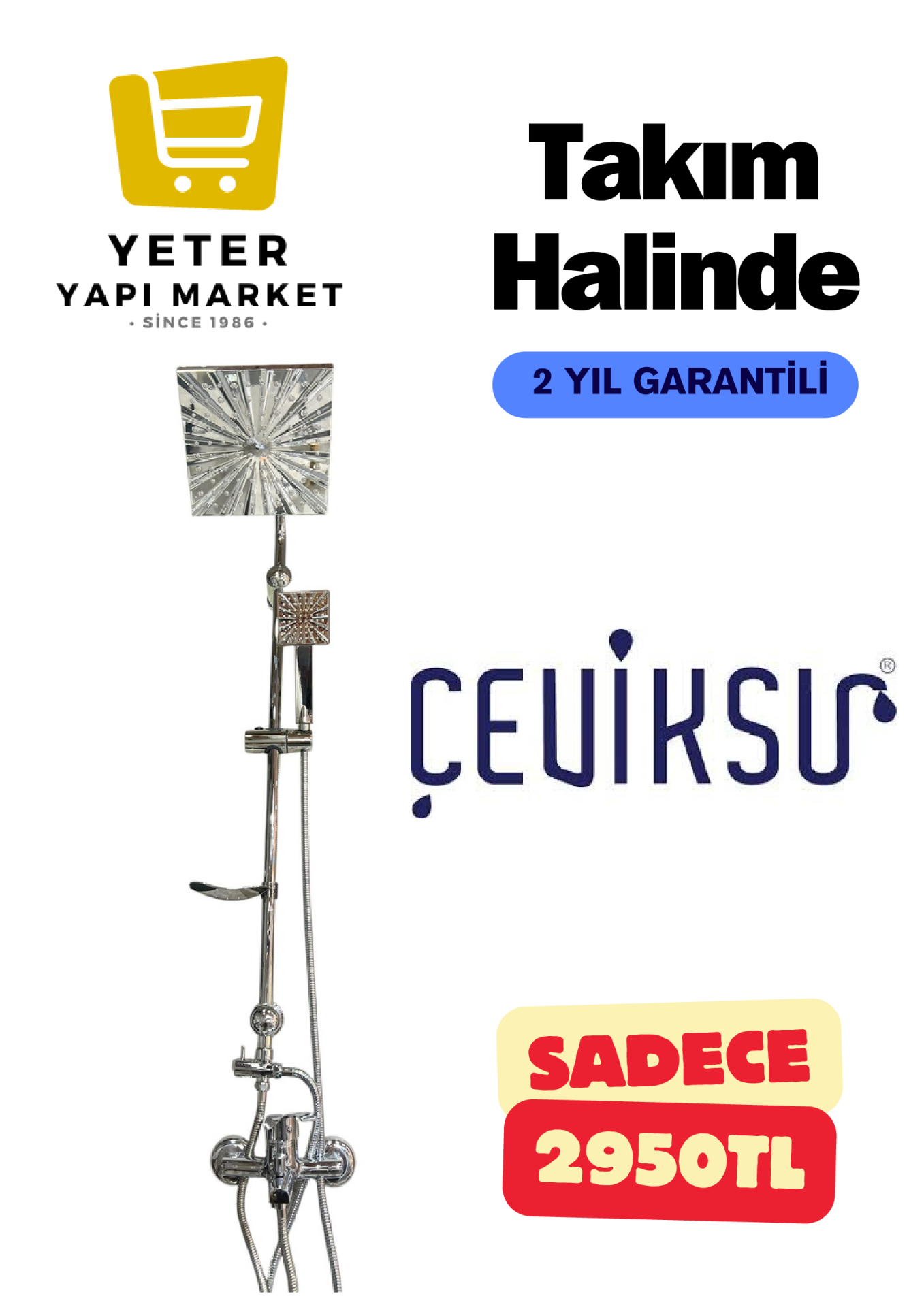 Çeviksu Banyo Bataryası ve GTN Robot Duş Kampanyası  Takım Halinde